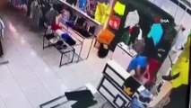 Mersin'de mağazada genç kızı öldüresiye böyle darp etti - Genç kızı darp eden şahıs tutuklandı