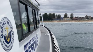 Marine Rescue NSW search for swimmer at Cronulla