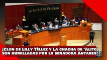 ¡VEAN! ¡La Clon de Lilly Téllez y La chacha de ‘Alito’ son humilladas por la senadora Antares!