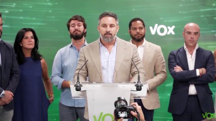 Abascal culpa a Feijóo del fracaso de la alternativa por su "blanqueamiento" del Gobierno