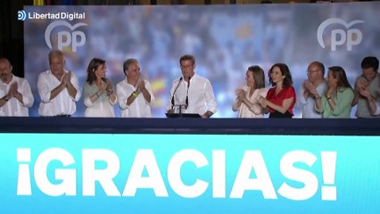 El discurso completo de Feijóo tras ganar las elecciones del 29J