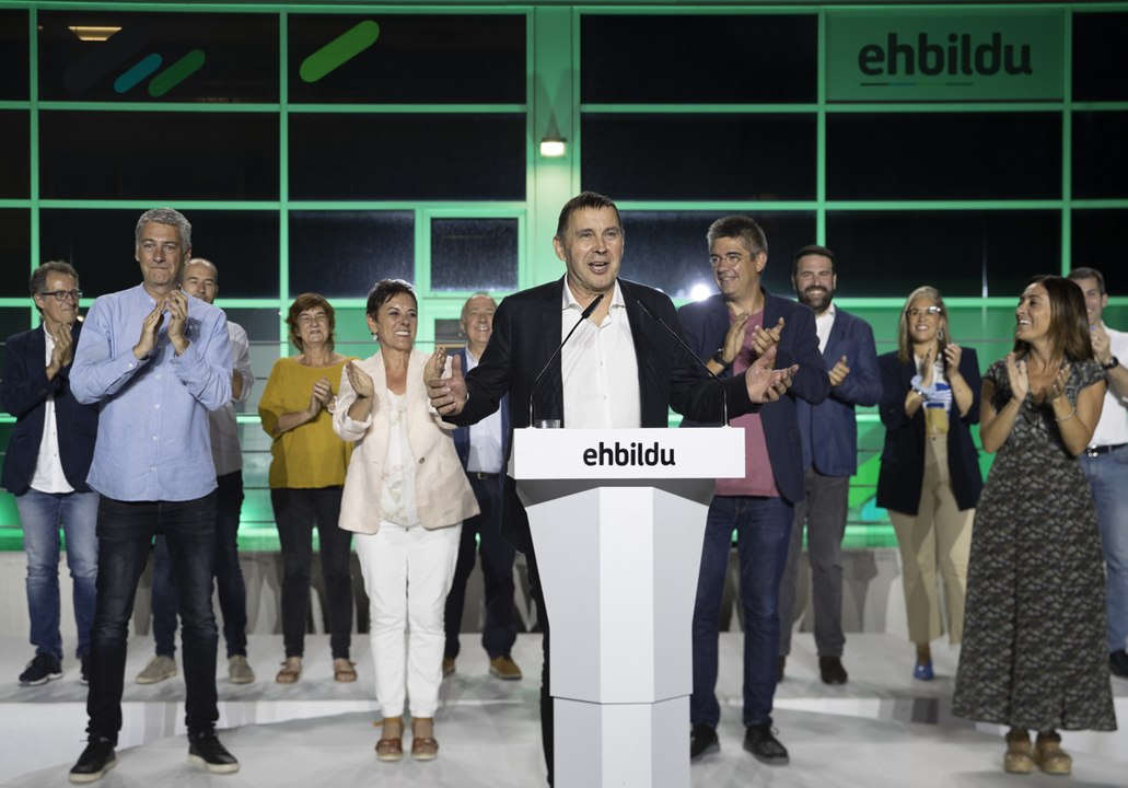 Otegi: "Si es por EH Bildu, PP y Vox no gobernarán el Estado español"