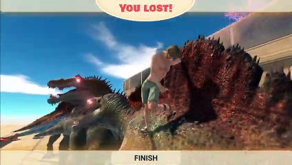 66 Doors   Run Away from Hungry Spinosaurus - Animal Revolt Battle Simulator