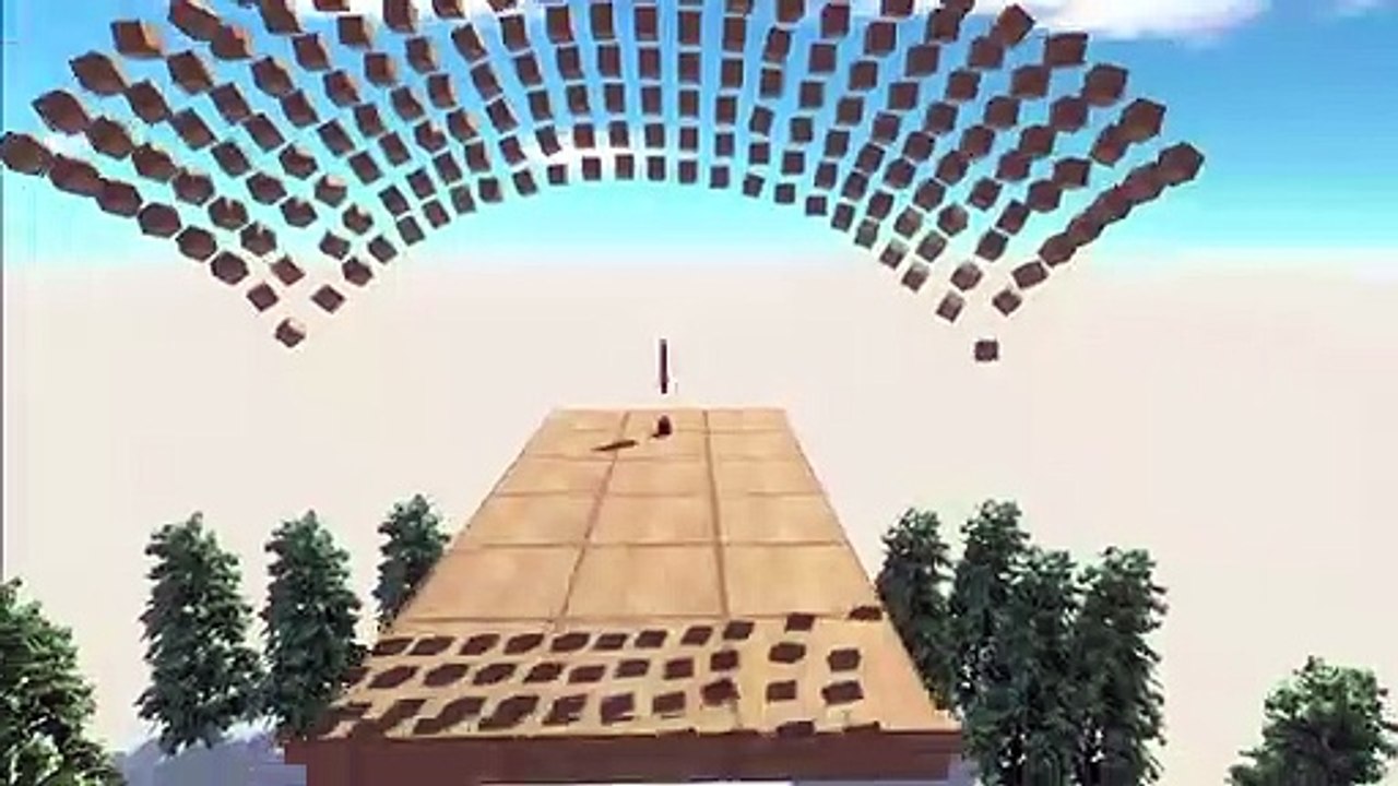 Super Jump on The Giant Tree 100m - Animal Revolt Battle Simulator