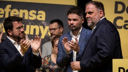 Rufián: "El PP y el PSOE han tenido unos resultados muy buenos"