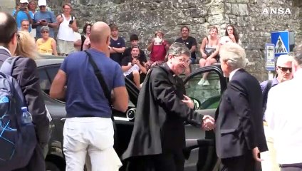 Mattarella arrivato al monastero di Camaldoli