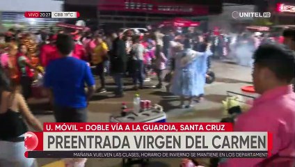 ¿No habilitan el Cambódromo? Pre entrada folklórica tomó las calles de la doble vía a La Guardia