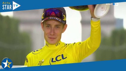 Jonas Vingegaard vainqueur du Tour de France : sa tendre pensée pour sa femme et sa fille (ZAPTV)