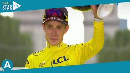 Jonas Vingegaard vainqueur du Tour de France : sa tendre pensée pour sa femme et sa fille (ZAPTV)