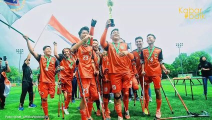 DUA ATLET SUKABUMI BAWA TIMNAS AMPUTASI INDONESIA JUARA DI LEVEL ASIA, ARTALIVE CHALLENGE CUP 2023.