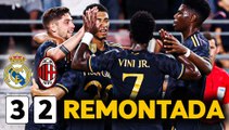 REMONTADA !! DOUBLE DE VALVERDE , VINICIUS OFFRE LA VICTOIRE (Real Madrid 3-2 Milan )