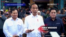Alasan Jokowi Didampingi Erick Thohir dan Prabowo ke Pasar di Malang