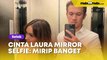 Cinta Laura Mirror Selfie Bareng Pacar, Wajah Keduanya Bikin Salfok: Mirip Banget