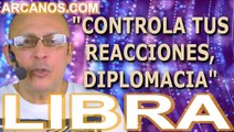 ♎️#LIBRA #TAROT♎️ Controla tus reacciones, actúa con diplomacia  ✨ARCANOS.COM✨