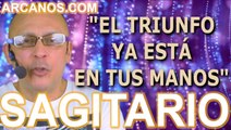 ♐️#SAGITARIO #TAROT♐️ El triunfo ya está en tus manos  ✨ARCANOS.COM✨