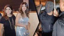 Shilpa Shetty ने भारी बारिश में दिखाया Hot Look, पति Raj Kundra के ऐसे अजीब Mask से किया Twinning!