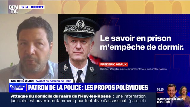 Policier en détention provisoire: Une parole institutionnelle et juridique choquante de la part du chef de la police, souligne Me Arié Alimi (avocat)