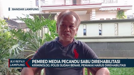 Oknum Pemred Pecandu Sabu Direhabilitasi, Pakar: Sudah Benar