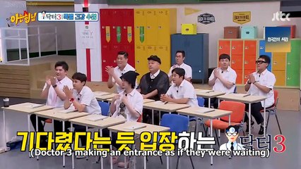 Dr Han examines the Bros' hair and scalp