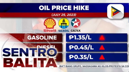 Higit P1 taas-presyo sa gasolina, ipatutupad bukas