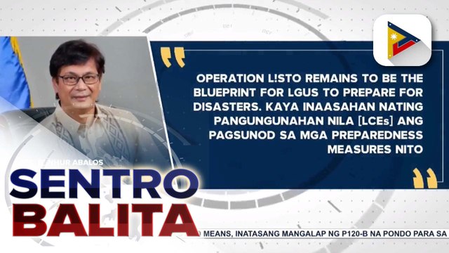 LGUs, inalerto ni DILG Sec. Abalos kaugnay ng Typhoon #EgayPH
