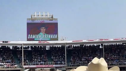 Damian Brennan competing at Calgary Stampede | July 2023 | Queensland Country Life