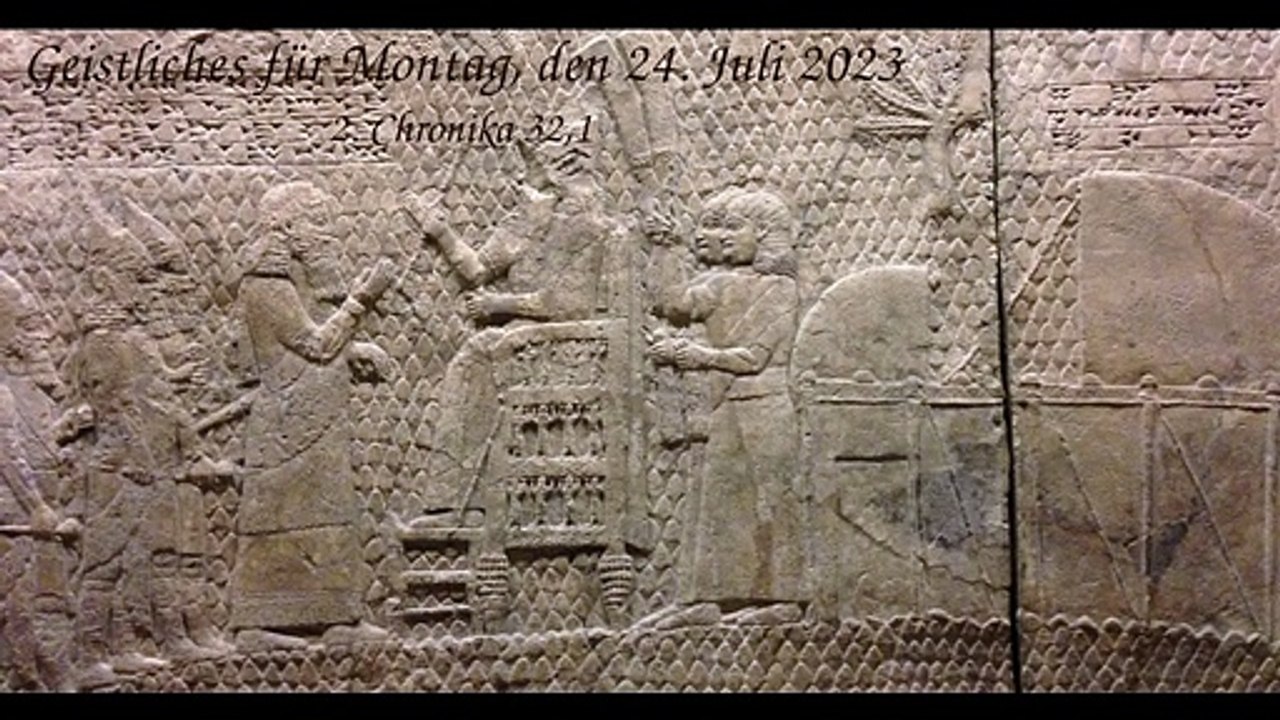 Geistliches für Montag, den 24. Juli 2023
