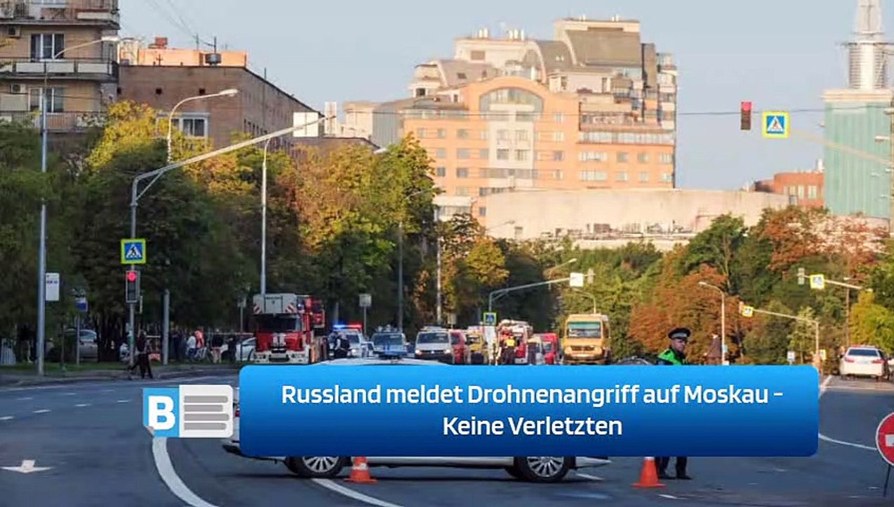 Russland meldet Drohnenangriff auf Moskau - Keine Verletzten