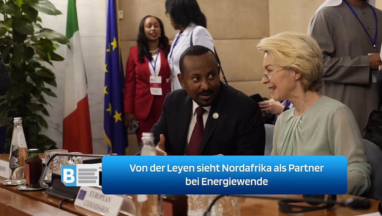Von der Leyen sieht Nordafrika als Partner bei Energiewende