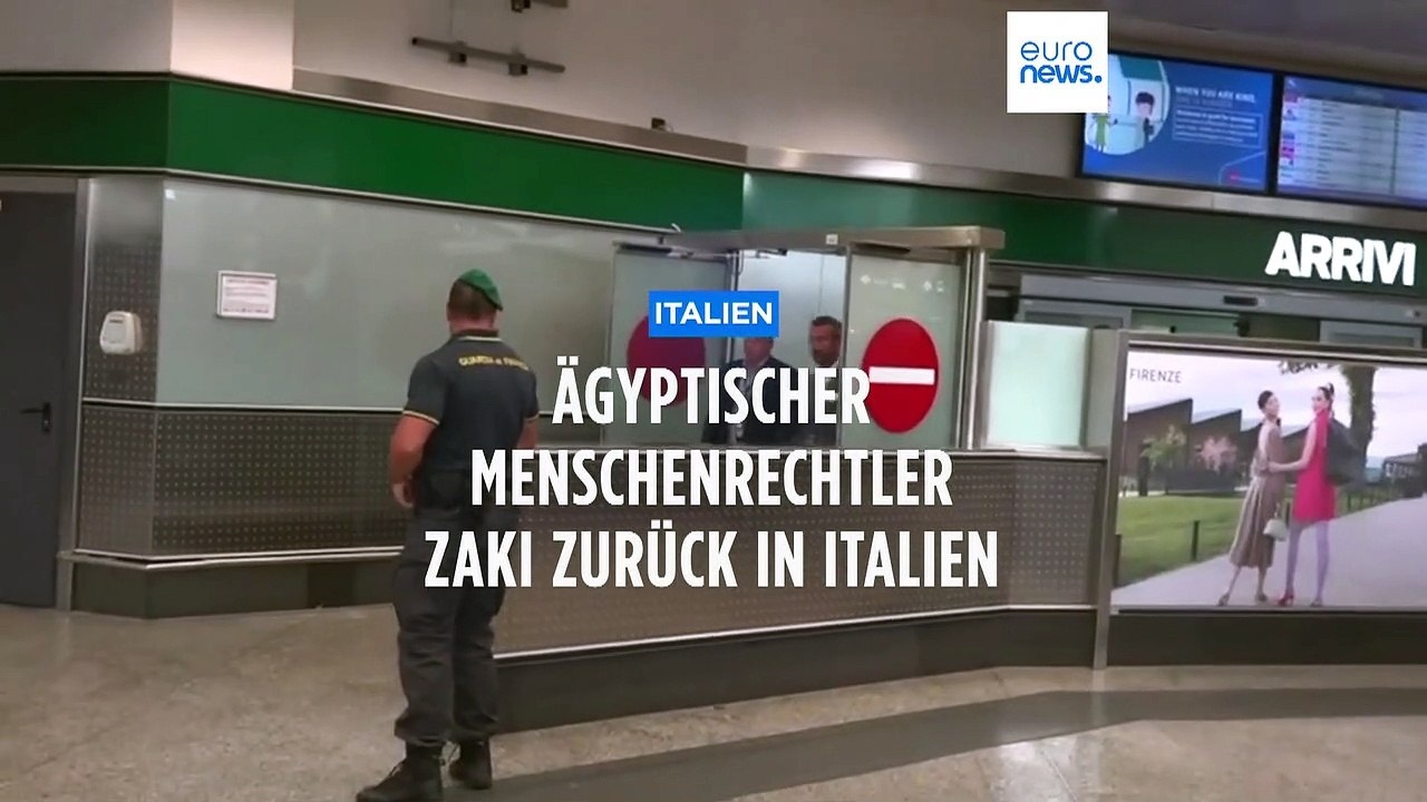 Ägyptischer Menschenrechtler Zaki frei und zurück in Wahlheimat Italien