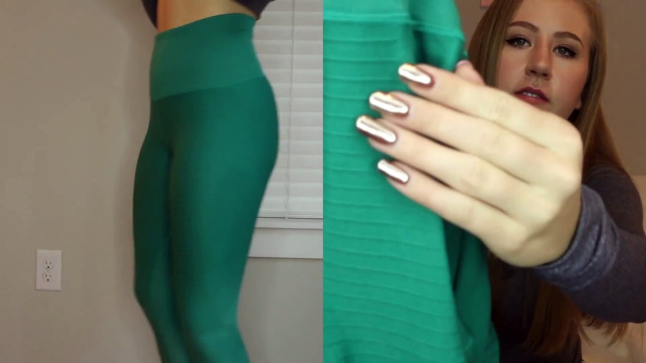 The BEST Ombre Compression Leggings for $20 on Amazon _ CodeFit Legging Review