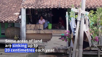 Indonesians in sinking village forced to adapt