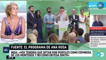 Inda: «Vox tendría que optar por perfiles como Espinosa de los Monteros y no como Ortega Smith»