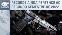 Brasil registra quase 500 pistolas e revólveres importados por dia nos primeiros semestres