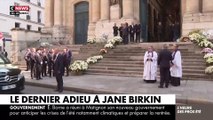 Obsèques de Jane Birkin: Regardez les images très émouvantes du cercueil de l'artiste qui entre dans l'égile Saint-Roch à Paris