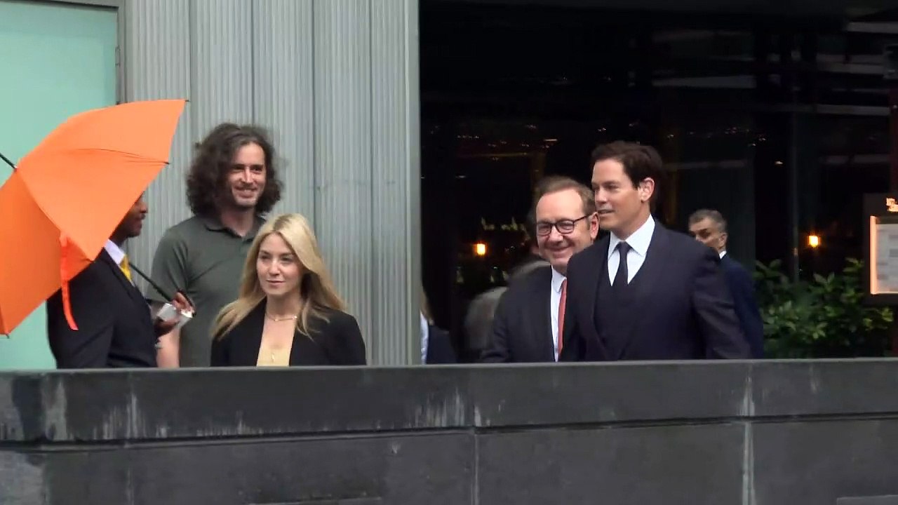 Kevin Spacey arrives at Southwark Crown Court