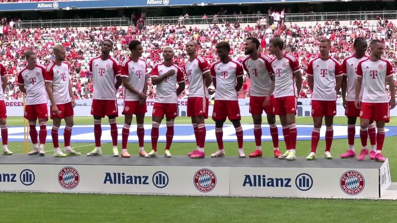 Kim Min-jae et ses nouveaux coéquipiers présentés à l'Allianz Arena