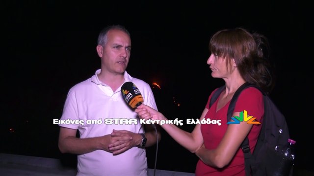 Άνιση η μάχη με τις φλόγες στα μέτωπα στην Εύβοια το βράδυ της Κυριακής