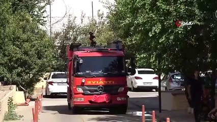 Hukuk bürosunda korkutan yangın