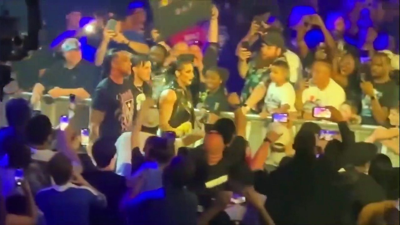 Damian Priest & Rhea Ripley confront Seth Roll - WWE Raw