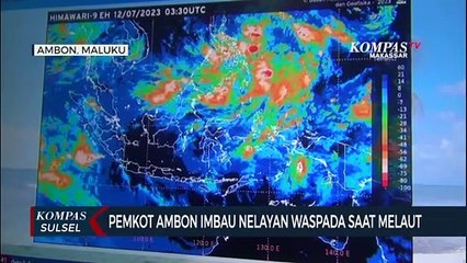 Pemkot Ambon Imbau Nelayan Waspada Saat Melaut