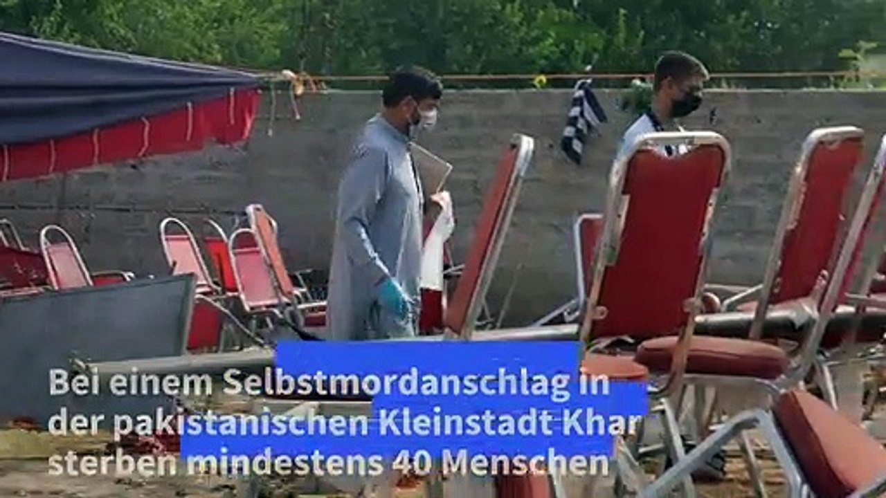 Mehr als 40 Tote bei Selbstmordanschlag in Pakistan