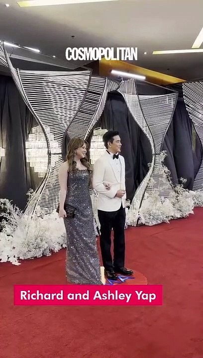 It's a father-daughter (red carpet) date night for #RichardYap and #AshleyYap at the #GMAGala2023! #CosmoAtGMAGala2023 #SummitAtGMAGala2023
