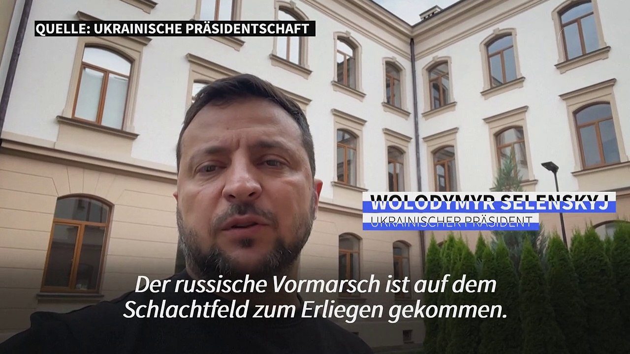 Selenskyj: 'Der Krieg kehrt nach Russland zurück'