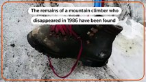 Buzul eridi, yıllardır kayıp olan dağcının cesedi ortaya çıktı