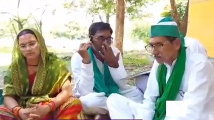 महोबा: किसानों की समस्याओं को लेकर भाकियू ने किया प्रदर्शन