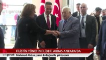 Filistin Yönetimi lideri Mahmud Abbas, Ankara'ya geldi