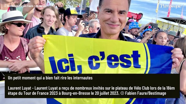 Désolé... : Laurent Luyat coupé en plein Tour de France, la grosse bourde qui fait beaucoup rire les internautes