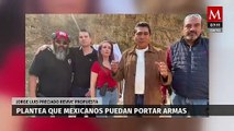 Jorge Luis Preciado revive propuesta para que mexicanos puedan portar armas