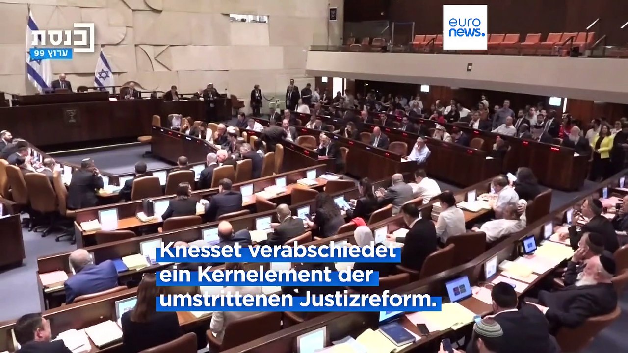 Israel: Parlament stimmt für den umstrittenen Umbau der Justiz